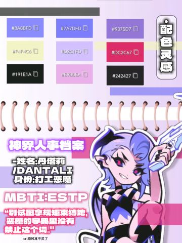 乱涂彩世界✖️角色MBTI｜神界档案📅①