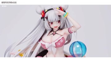 周边展示 | 官方手办「度假风优芬妮&龙龙」：今日的特供是优芬妮哦~