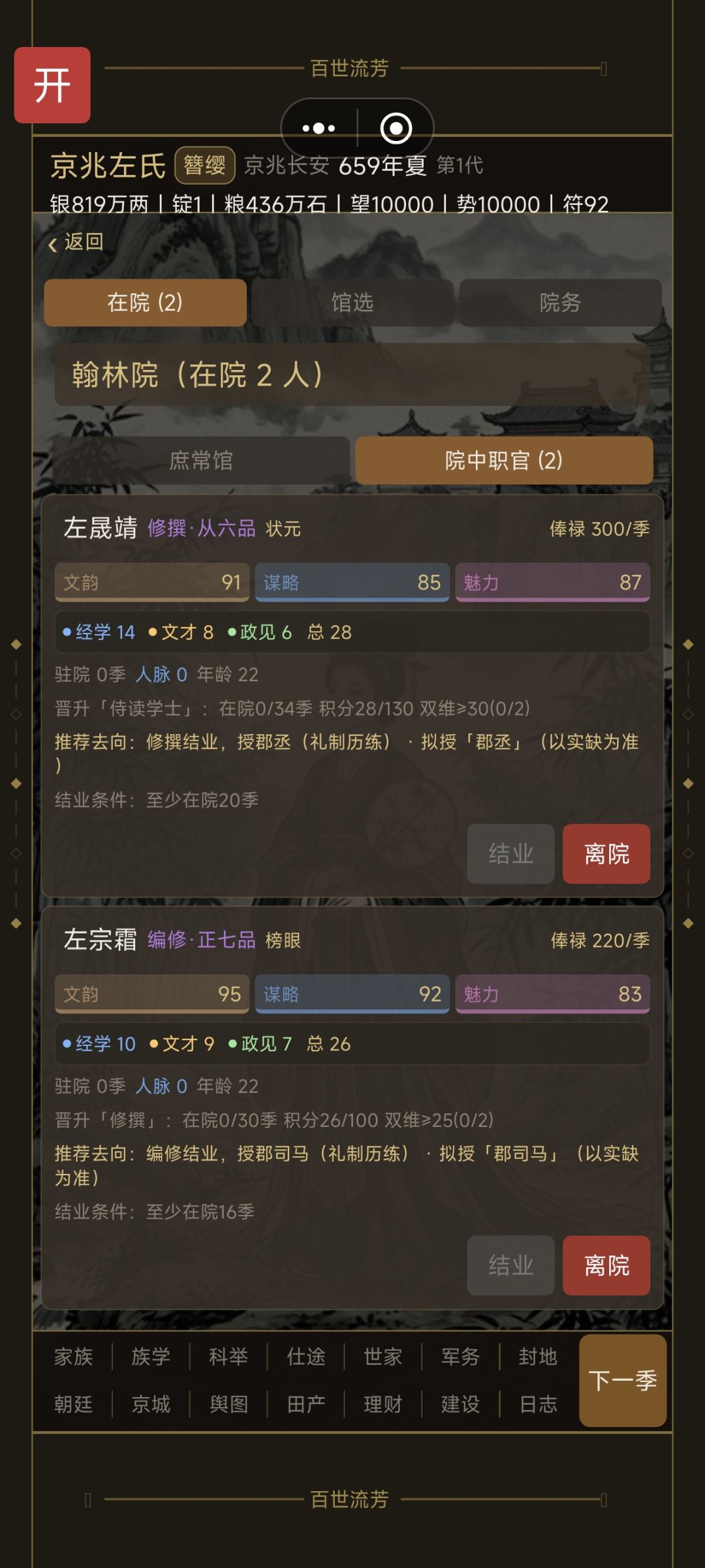 翰林院只能装两个吗? 2