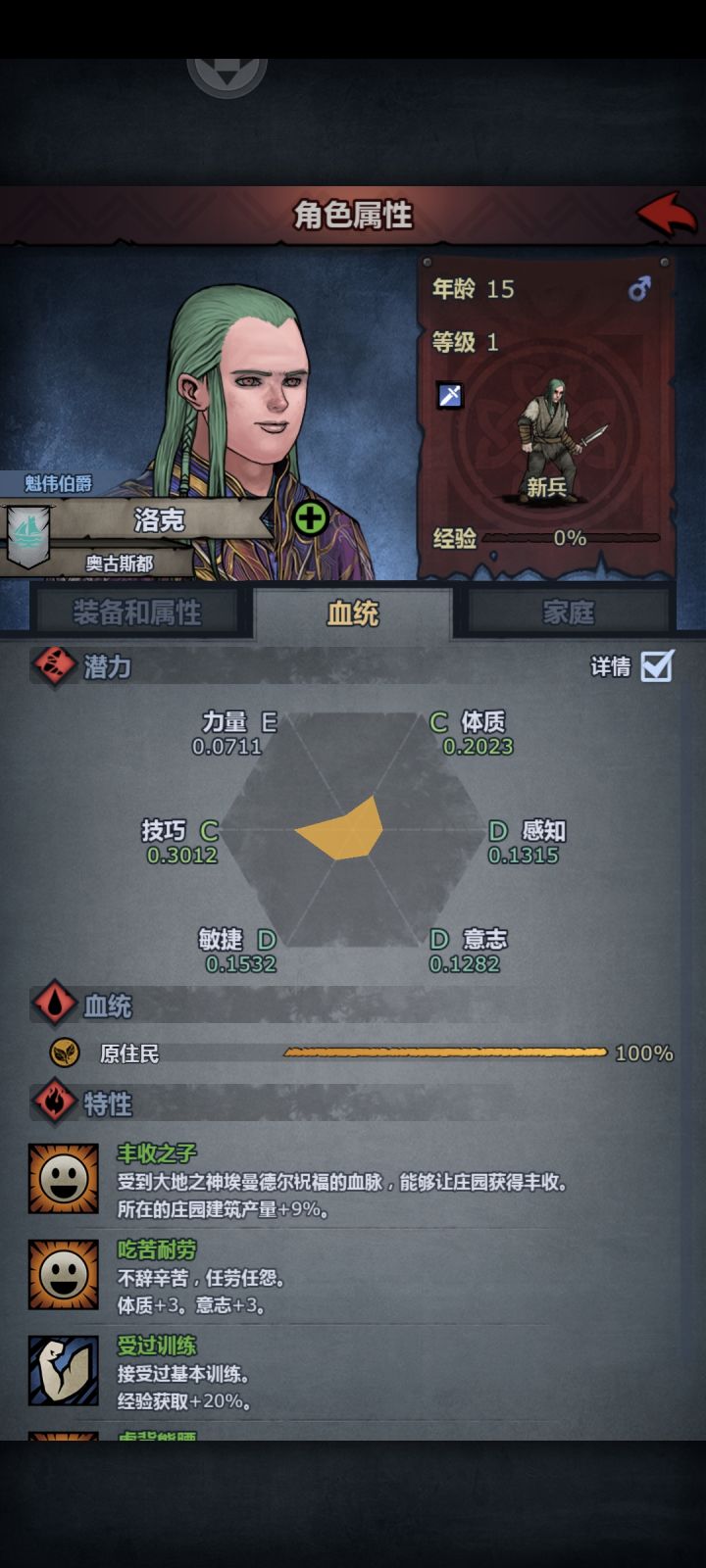 难得一见生出来的纯血原住民伯爵截图