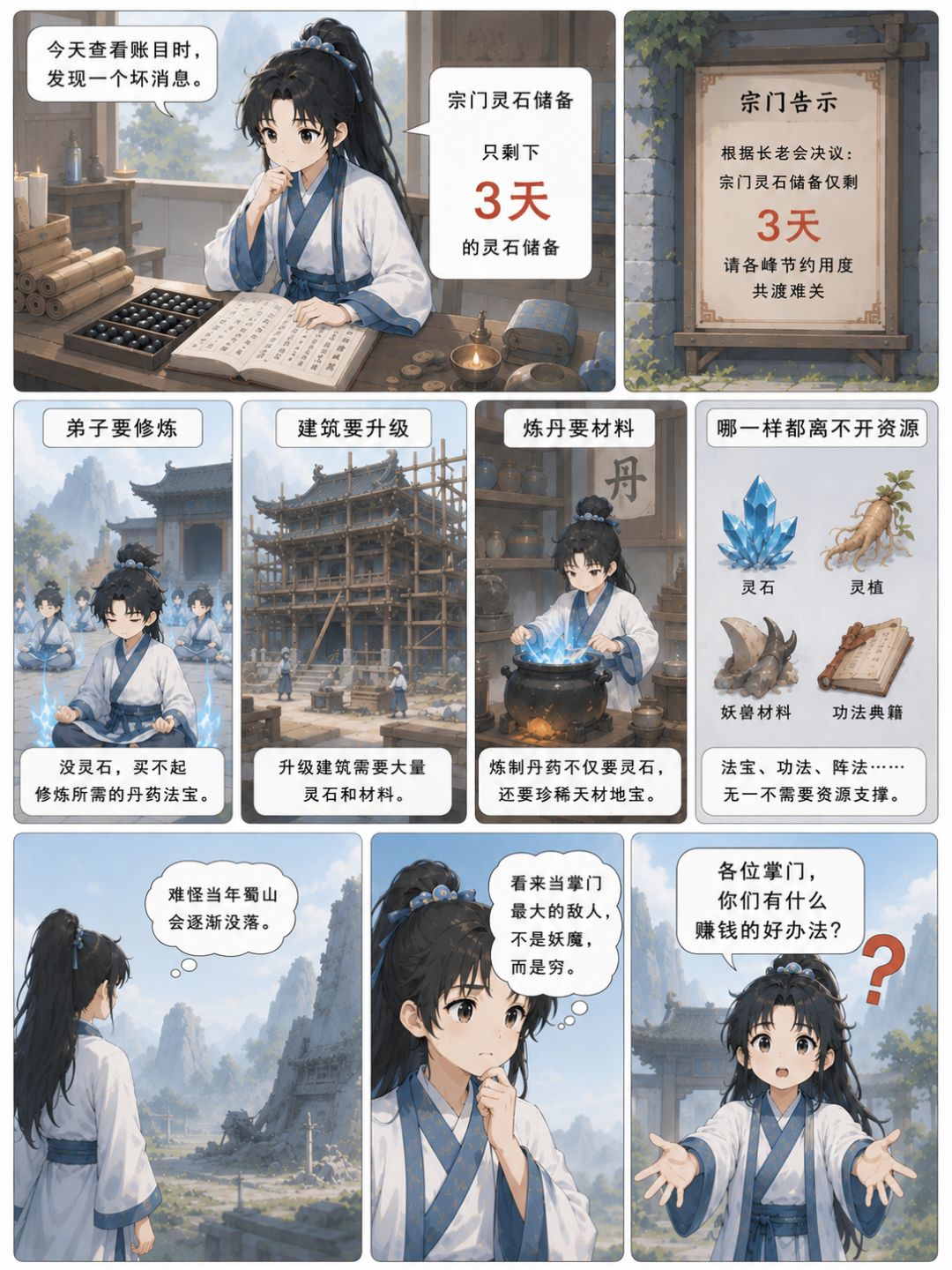 《掌门日记03：宗门要揭不开锅了》截图