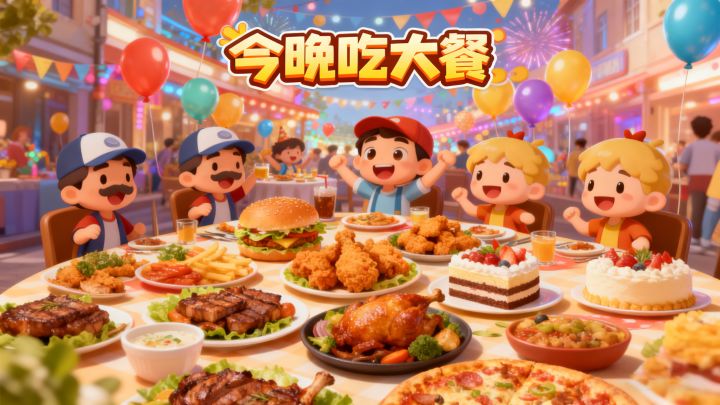 今晚吃大餐，快乐不打烊，打造专属你的深夜食堂！截图
