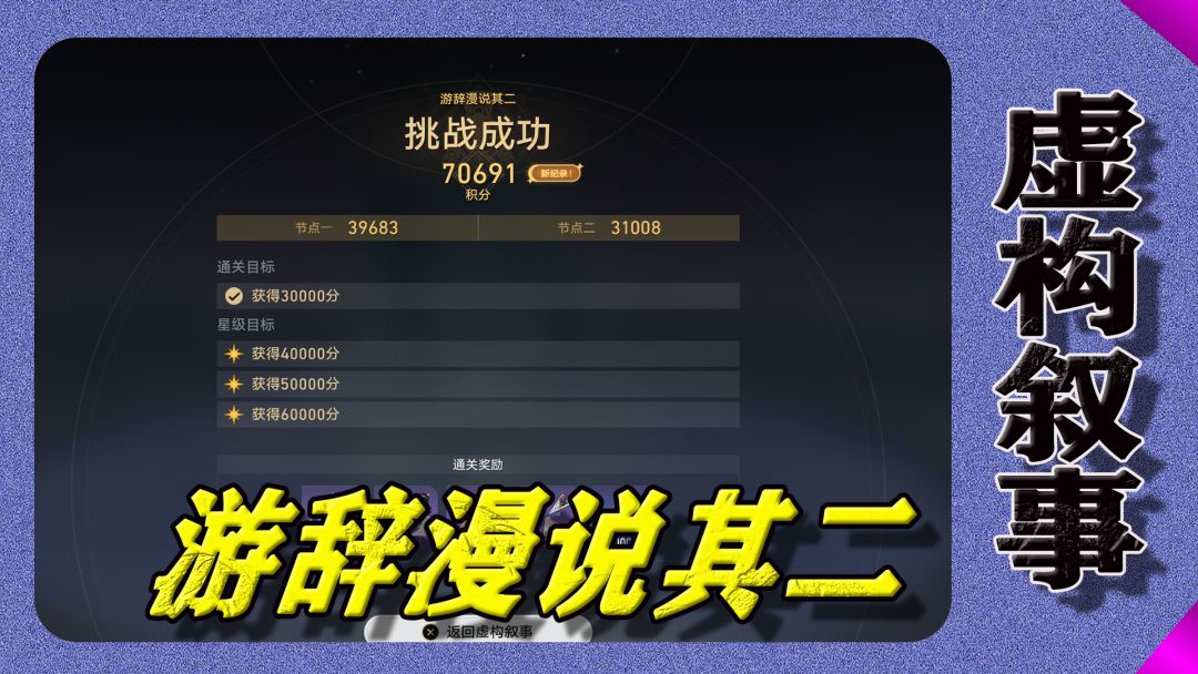 新玩法「虚构叙事」游辞漫说其二截图