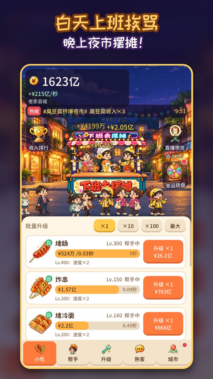 白天被老板骂,晚上去夜市摆摊,三个月后老板来我摊上买烧烤截图