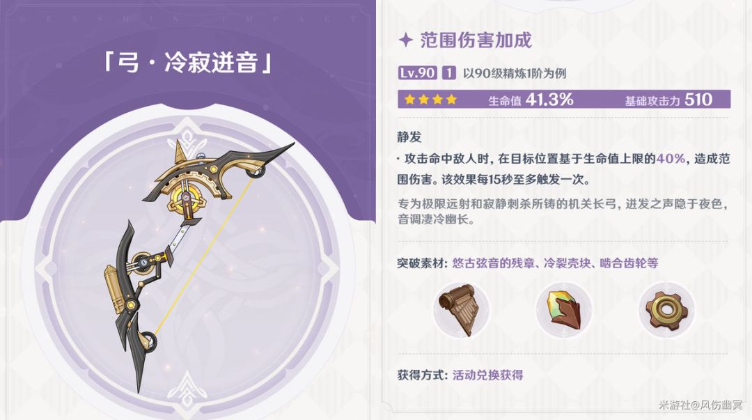 这个弓给谁用好。 1