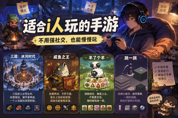 适合i人玩的手游:不用强社交,也能慢慢玩截图