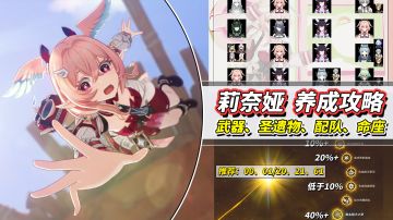 【月之六】莉奈娅培养攻略｜武器、圣遗物、配队、命座全解析