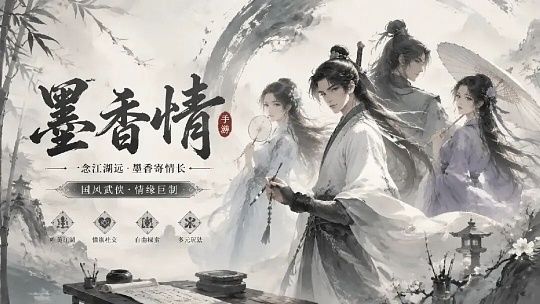 墨香情:水墨国风,绿色公平原汁原味,预计 7 月 8 日正式上线截图