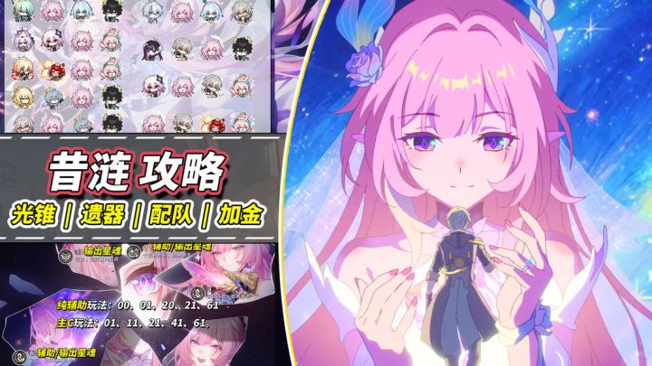 【V3.7攻略】昔涟培养攻略|遗器光锥配队全解,2种加金策略截图