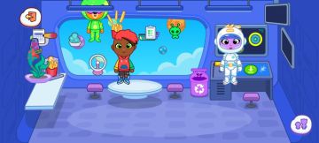 太空船场景：零重力下的宇宙冒险