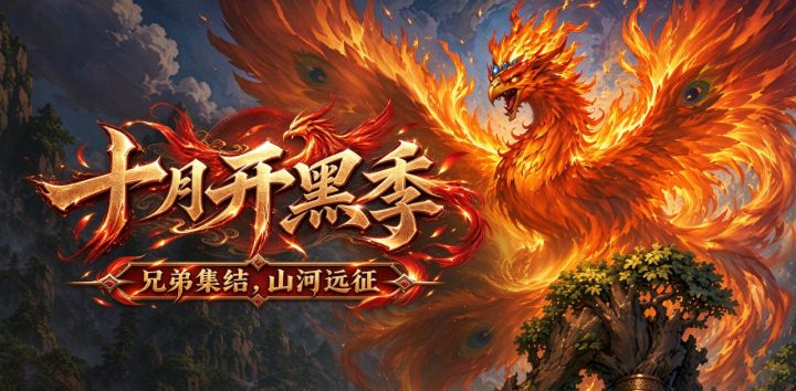 兄弟集结,山河远征!十月开黑季即将开启!截图