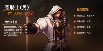 新职业“圣骑士（男）”上线，玩法剖析以及装备推荐