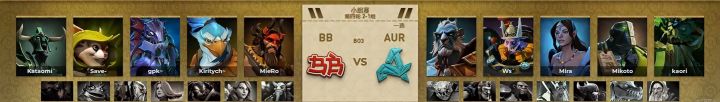 TI2026小组赛:势如破竹,Aurora 2-0战胜BB截图