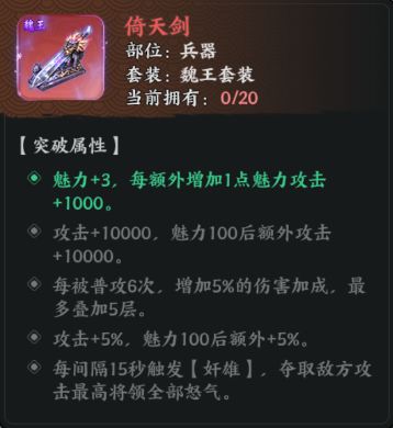 宝物解析 | 魏王偷偷套深度解析，一篇看懂不迷茫！（魏王篇）