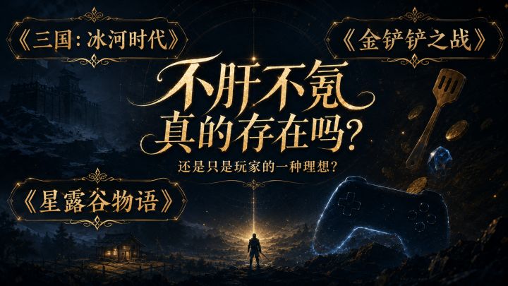 不肝不氪真的存在吗?还是只是玩家的一种理想?截图