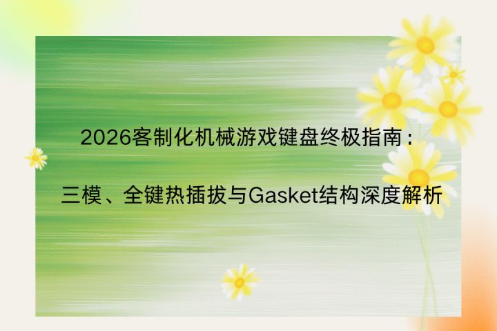 2026客制化机械游戏键盘终极指南:全键热插拔Gasket结构深度解析截图