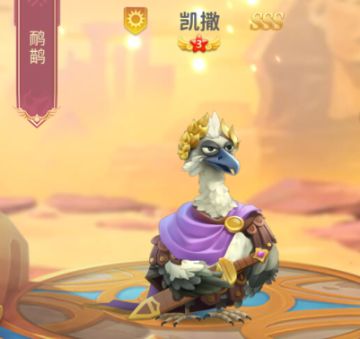 《小鸟爱飞翔》英雄档案第5弹丨鸸鹋「凯撒」