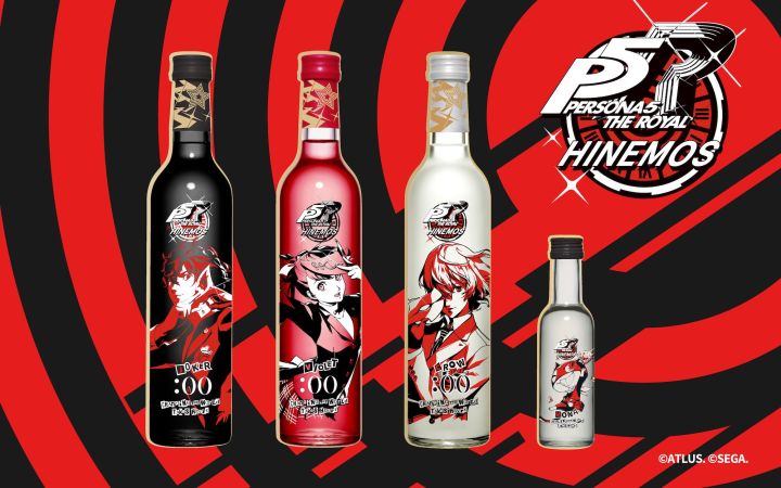 《女神异闻录5 皇家版》✖ 日本清酒品牌HINEMOS 联名商品公布截图