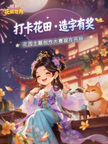 【有奖活动】是花田也是画布! 花园邀你造字， 赢惊喜好礼~