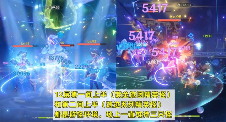 原神5.8深境螺旋攻略,新地方传奇机制简析,buff/怪物/配队分析截图