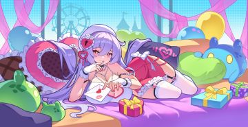 【盲盒派对】刻罗「甜心信笺」服饰动态展示