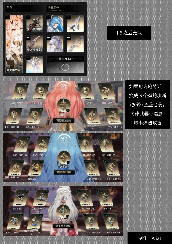 【二重螺旋1.6】有变动角色配队速览截图