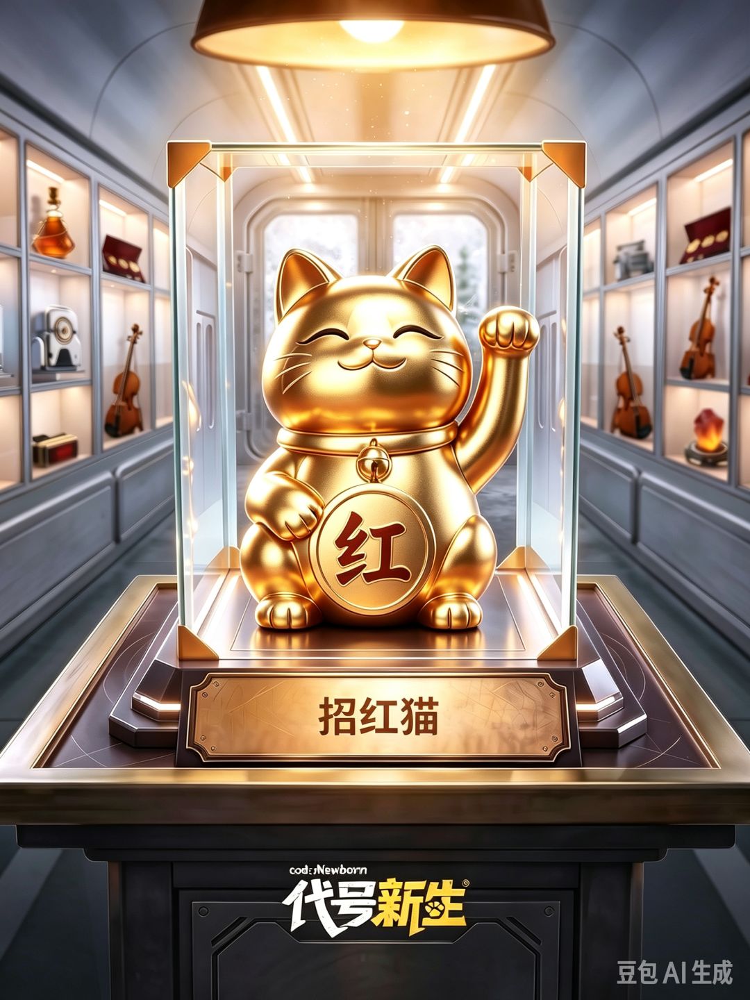 代号新生藏品共创---招红猫 1