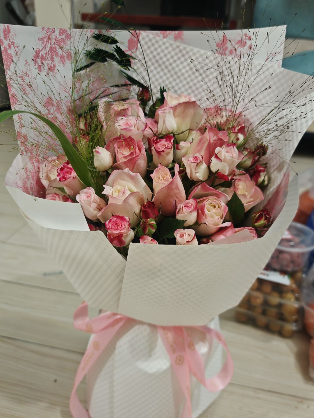 收到花束啦💐 2