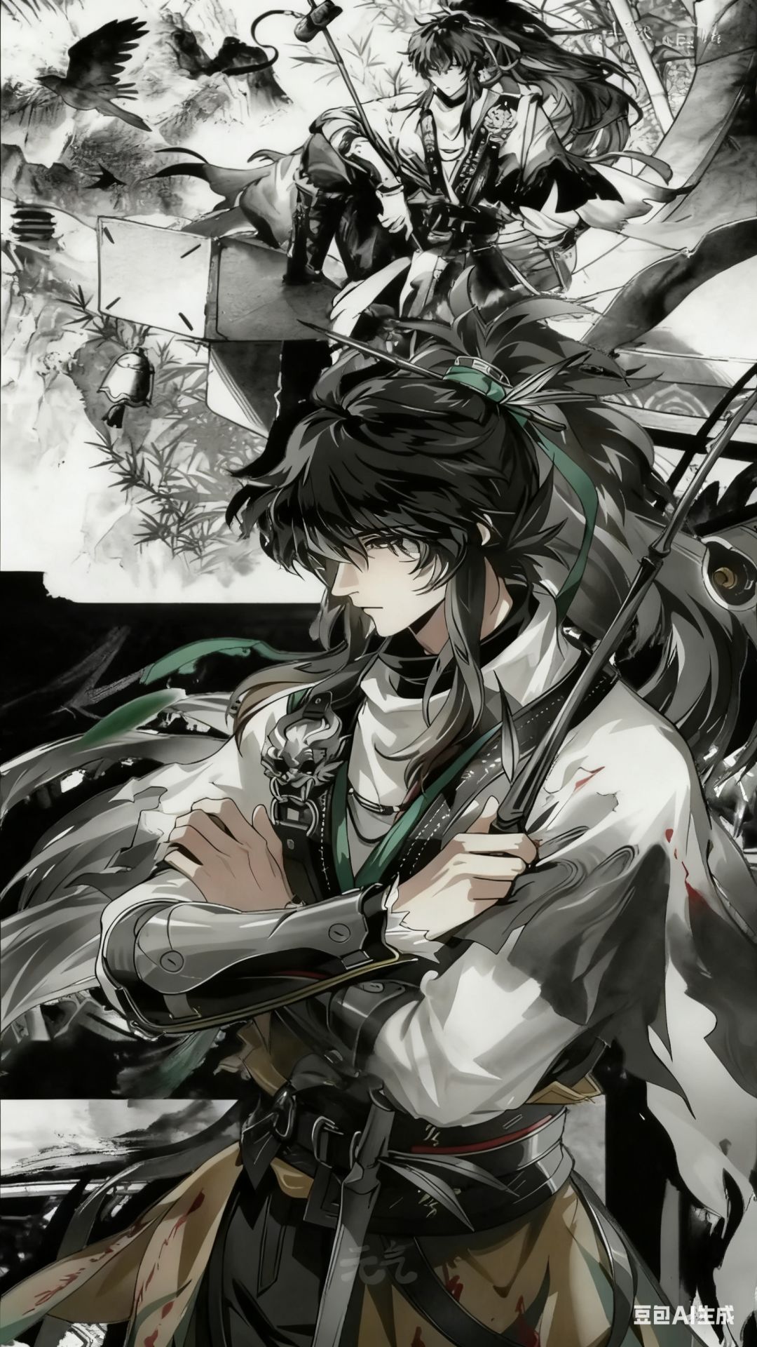 好像画仇远画成大圣了 2