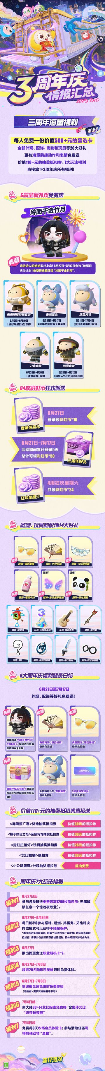 《蛋仔派对》3周年爆料汇总