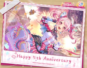 「贺图展示功能」实装——3周年贺图展示！