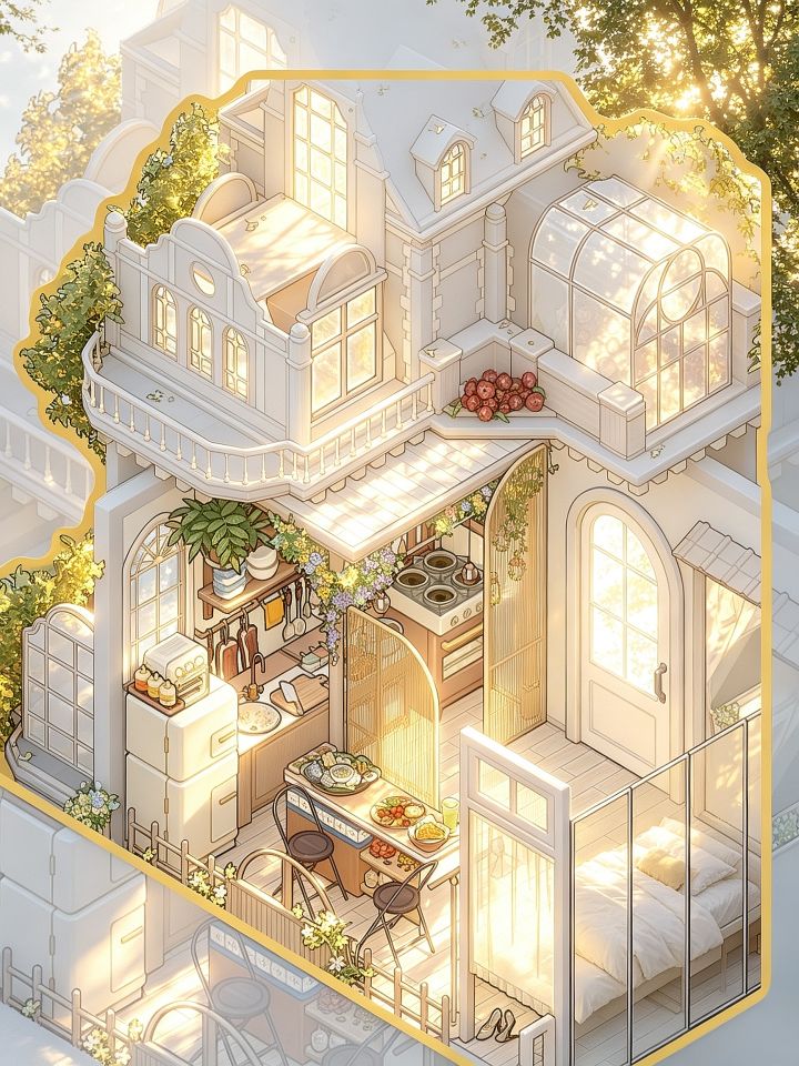 这是什么绝美屋顶❓截图