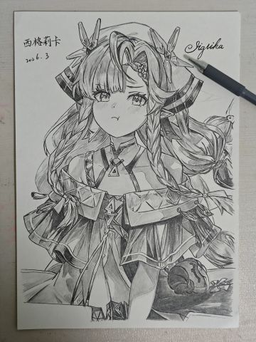 [铅笔手绘]西格莉卡