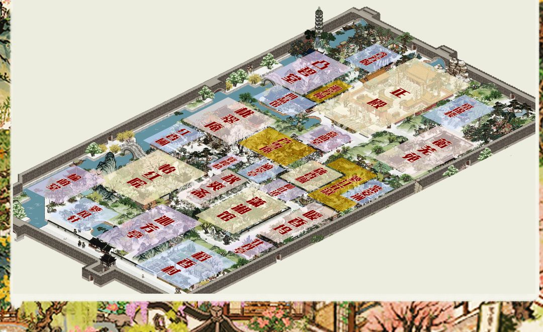 扬州府 大观园 完整布局 2