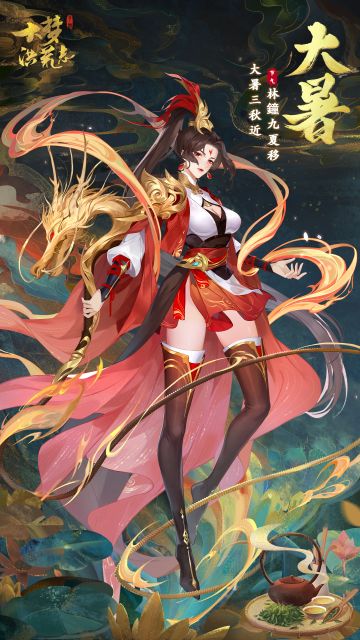 大暑三秋近，林鐘九夏移