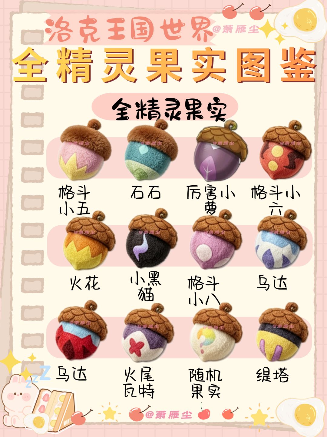 洛克王国世界全精灵果实图鉴 2