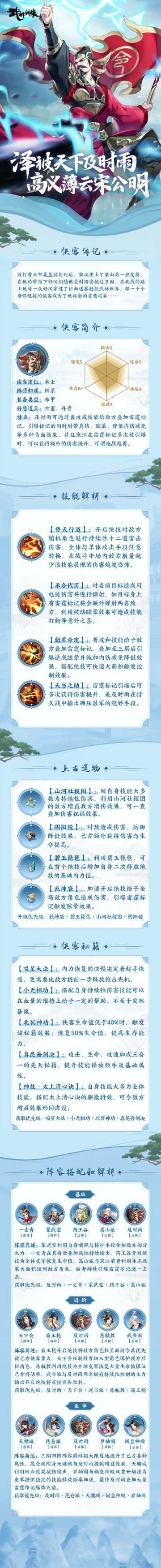 【大侠情报】泽被天下及时雨，高义薄云宋公明