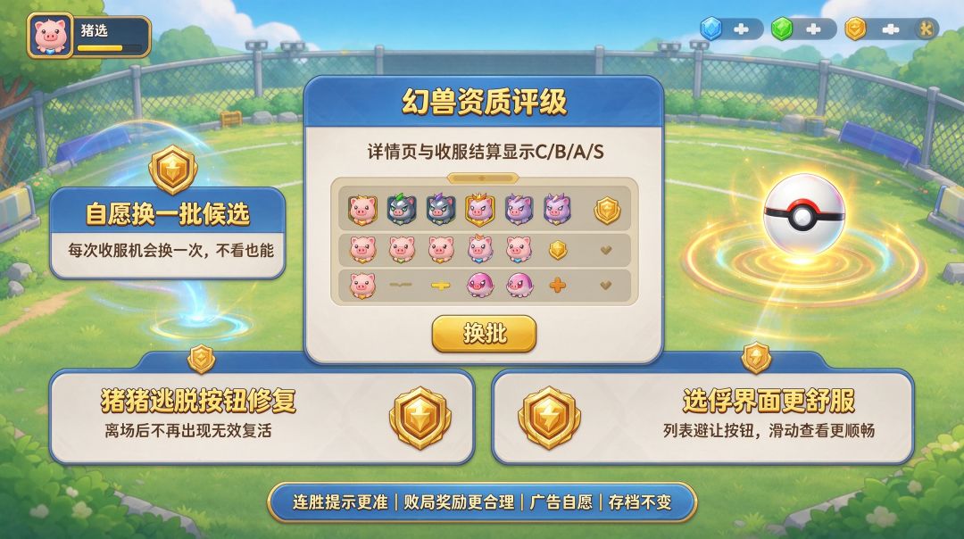 📢《别跑养你》训练师福利更新: 2