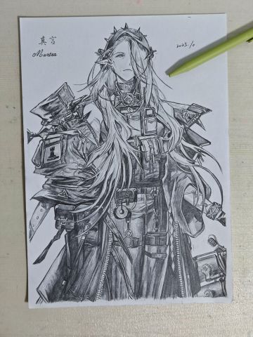 [铅笔手绘]真言(精英一)