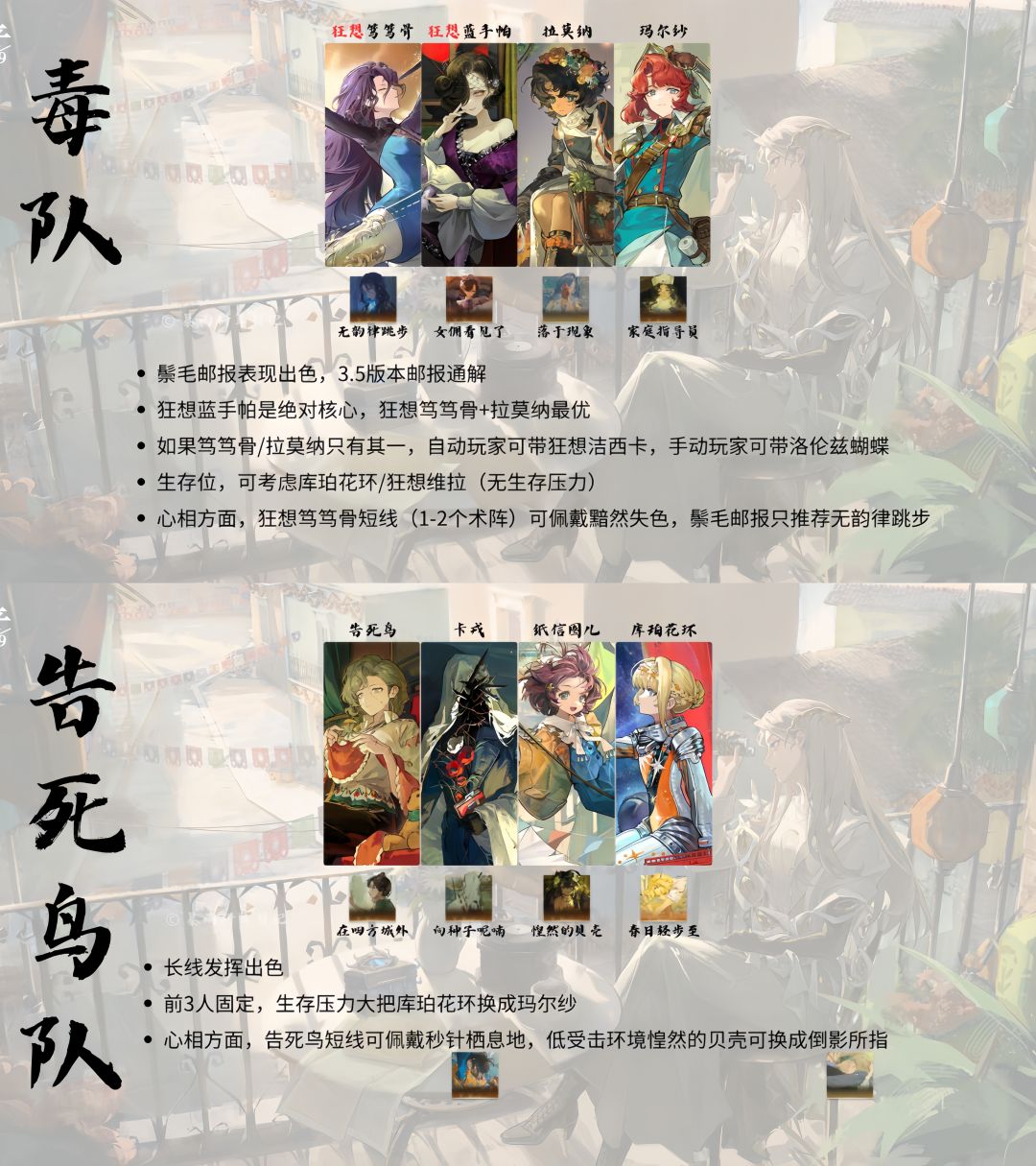 3.5版本 全体系 配队推荐 3