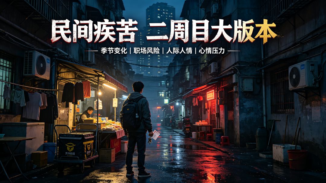 📢 更新公告 ·「民间疾苦」二周目大版本 1