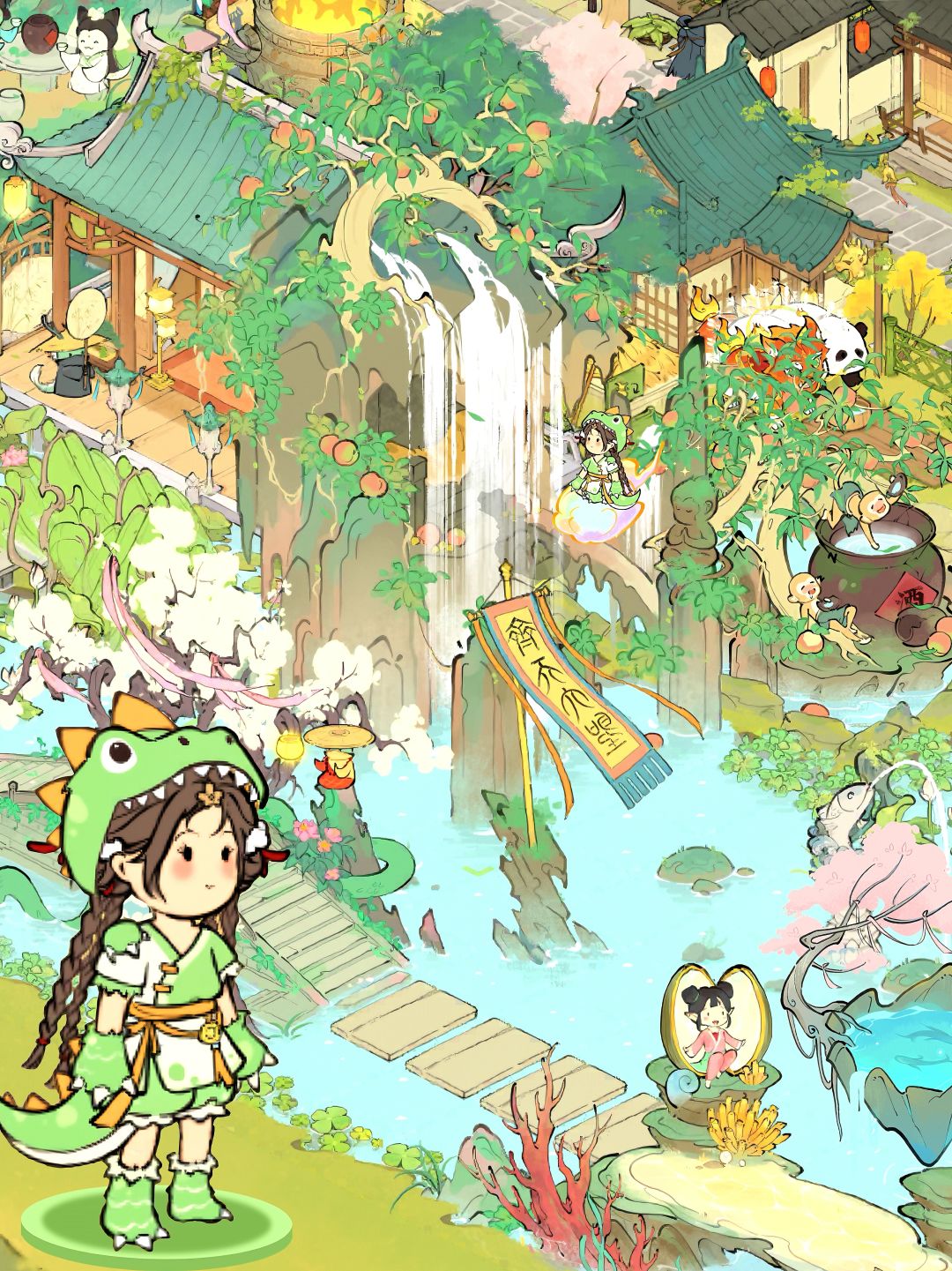 花果山布局，什么时候阔地，完全放不下了截图