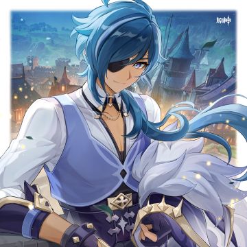 凯亚生日快乐｜背后是喧闹的酒馆，眼前是宁静的星空…