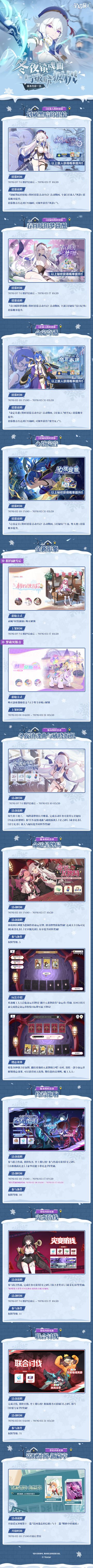 「冬夜镇魂曲与破晓扳机」版本内容一览