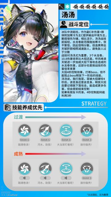 汤汤干员攻略/出招/装备/配队/武器