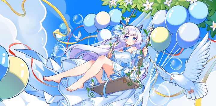 【盲盒派对】 辛西娅「花漾秋千」服饰动态展示截图