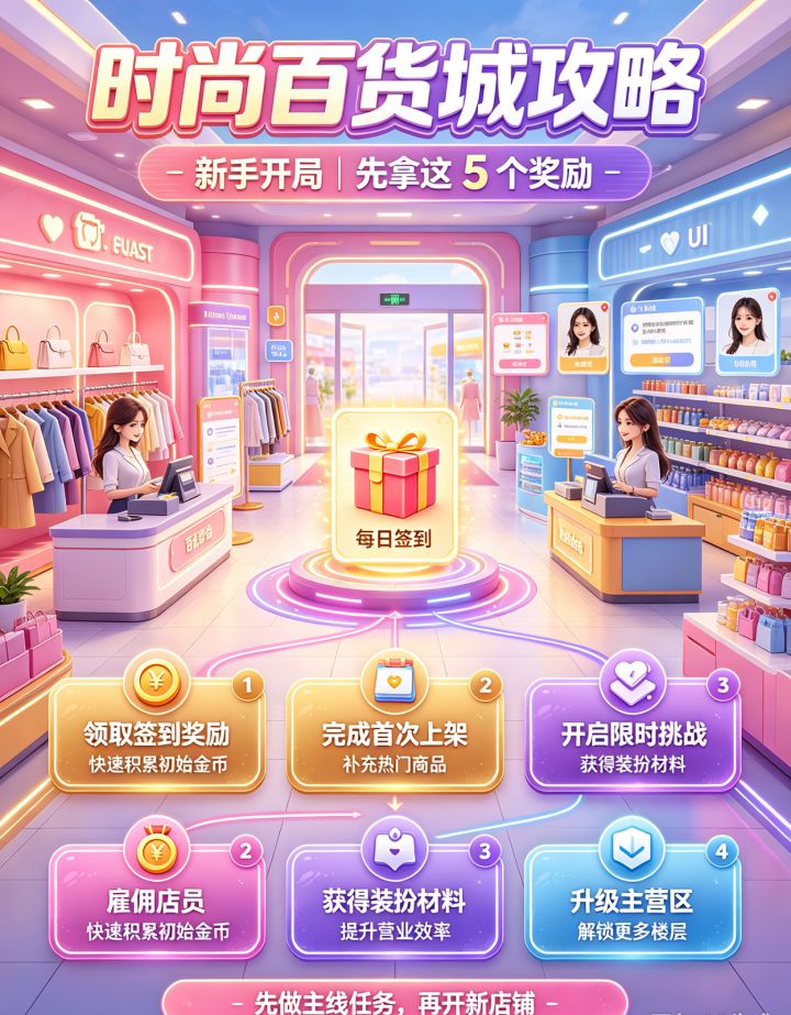 时尚百货城新手攻略教程截图