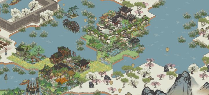 我想象中的苏州园林微观布局截图