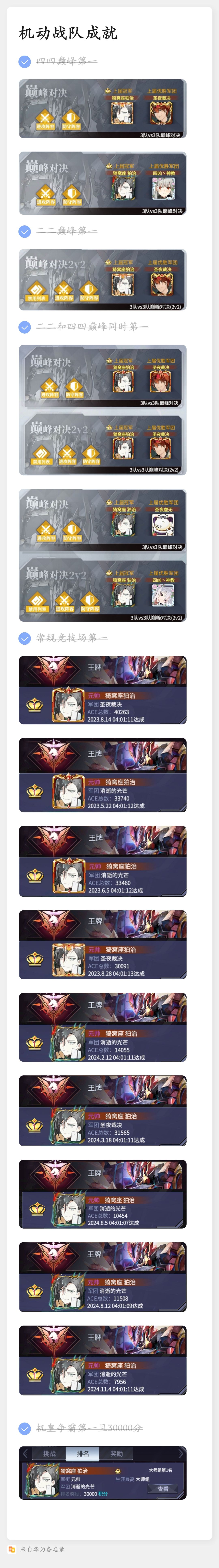 更新下个人机动生涯成就。 2