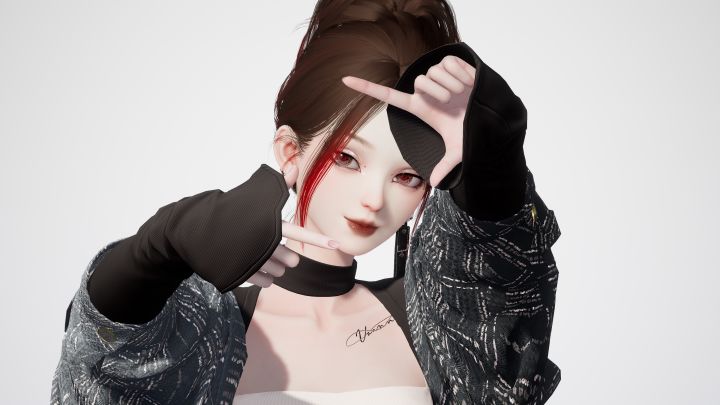 【以闪捏脸】四个成女,喜欢的自取截图